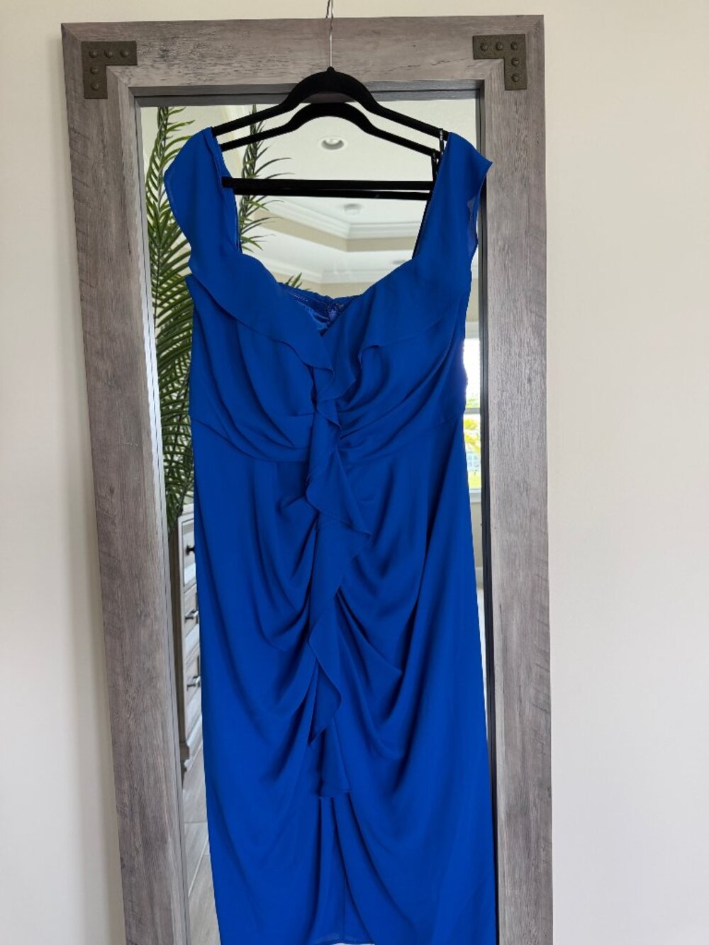 City Chic Va Va Voom Dress 💙 Cobalt Blue Glam Cocktail Dress EUC